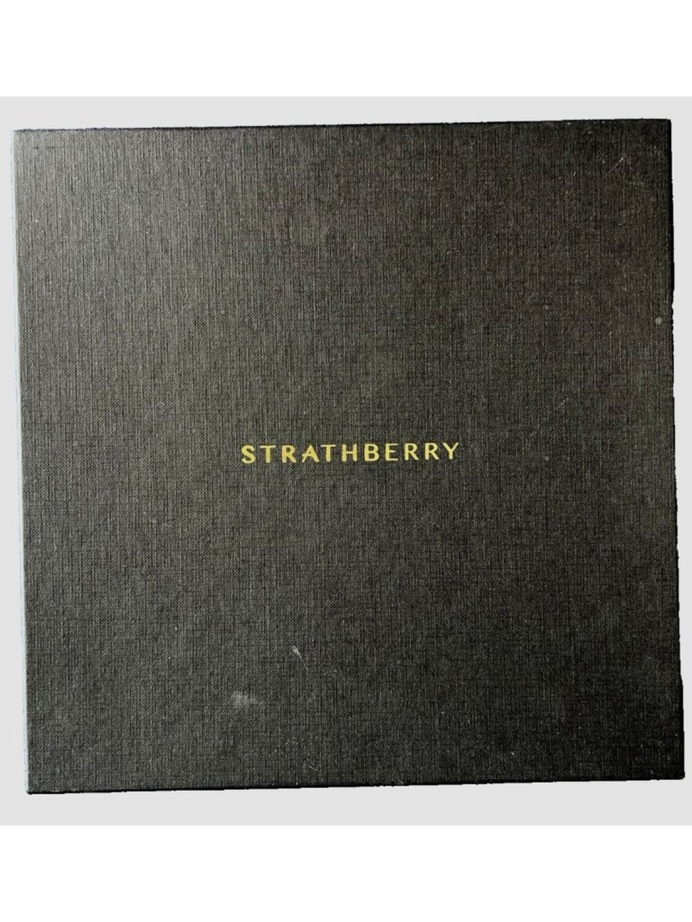 Strathberry EMPTY Box for Allegro Mini Handbag Black & Gold 10" x 10" x 4.5H
